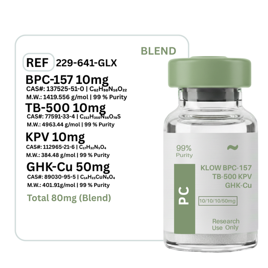 KLOW Blend - GHK-CU + TB-500 + BPC-157 + KPV 10mg